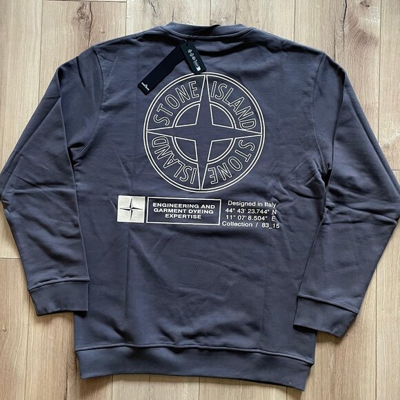Stone Island Other - Stone Island Men's Gray Crewneck Sweaters Xxl